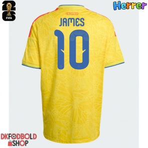 Colombia James Rodriguez #10 Hjemmebanetrøje VM 2026 Kort ærmer